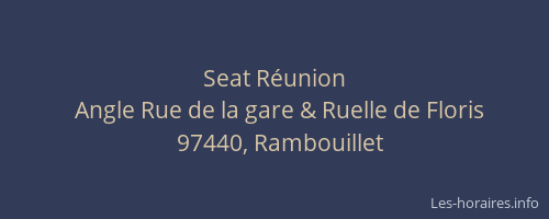 Seat R&eacute;union