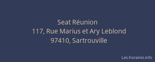 Seat R&eacute;union