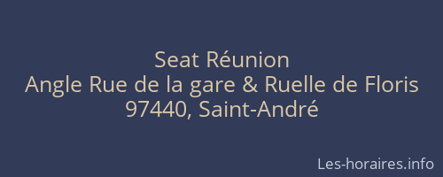 Seat Réunion