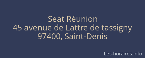 Seat Réunion