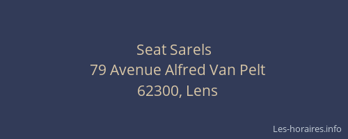 Seat Sarels
