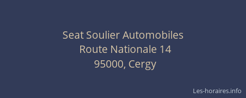 Seat Soulier Automobiles