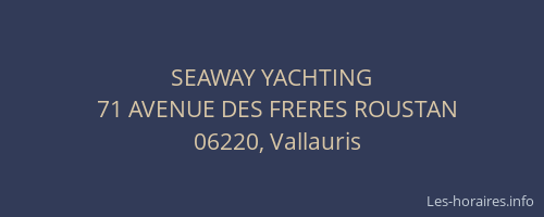 SEAWAY YACHTING