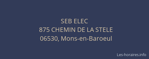 SEB ELEC
