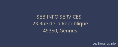 SEB INFO SERVICES