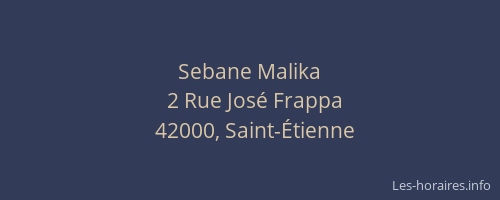 Sebane Malika