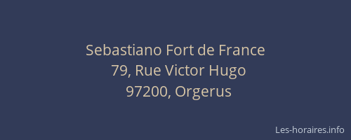 Sebastiano Fort de France