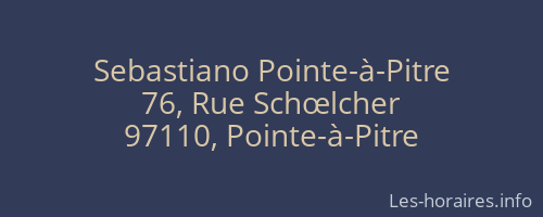 Sebastiano Pointe-à-Pitre