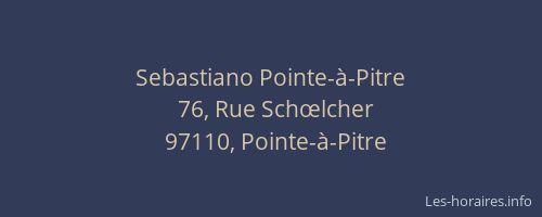 Sebastiano Pointe-à-Pitre