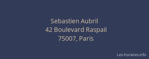 Sebastien Aubril