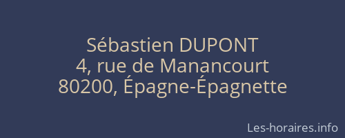 Sébastien DUPONT