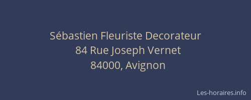 Sébastien Fleuriste Decorateur