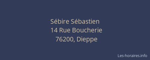 Sébire Sébastien