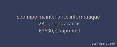 sebmipp maintenance informatique