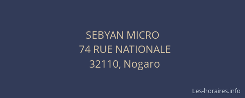 SEBYAN MICRO