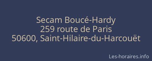 Secam Boucé-Hardy