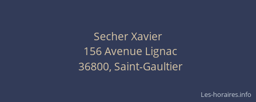 Secher Xavier