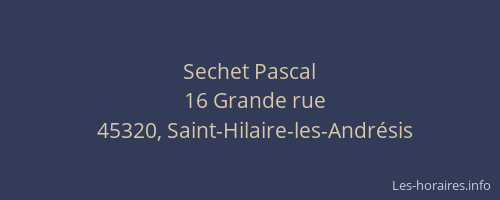 Sechet Pascal