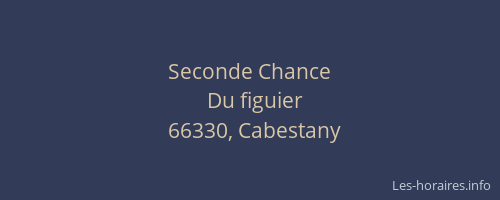 Seconde Chance