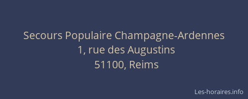 Secours Populaire Champagne-Ardennes