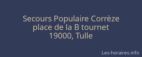 Secours Populaire Corrèze
