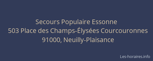 Secours Populaire Essonne