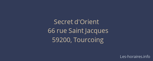 Secret d'Orient
