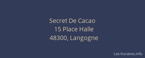 Secret De Cacao