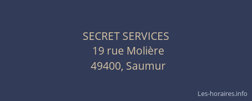 SECRET SERVICES