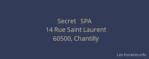 Secret   SPA