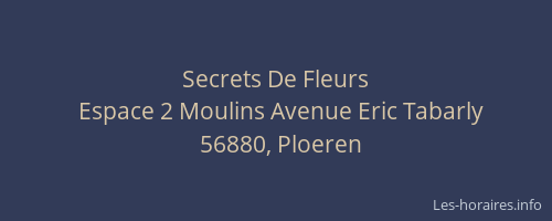 Secrets De Fleurs