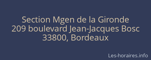 Section Mgen de la Gironde