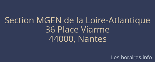 Section MGEN de la Loire-Atlantique