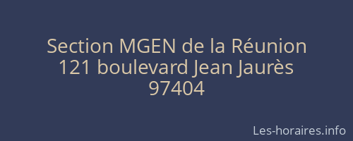 Section MGEN de la Réunion