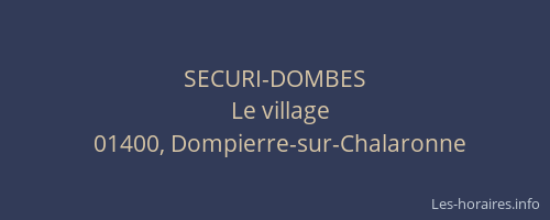 SECURI-DOMBES