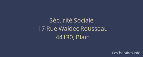 Sécurité Sociale
