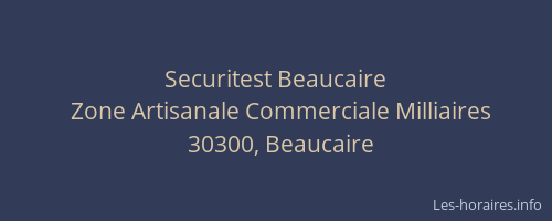 Securitest Beaucaire
