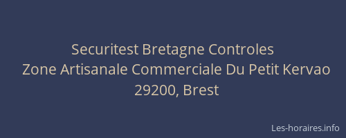 Securitest Bretagne Controles