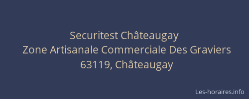 Securitest Châteaugay