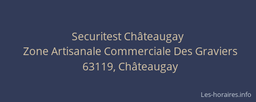Securitest Ch&acirc;teaugay