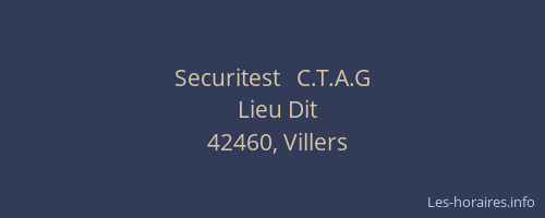 Securitest   C.T.A.G