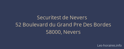 Securitest de Nevers