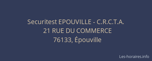 Securitest EPOUVILLE - C.R.C.T.A.