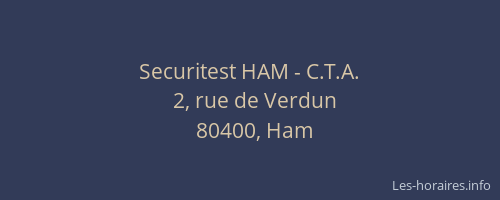 Securitest HAM - C.T.A.