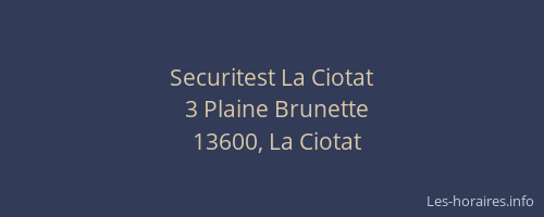 Securitest La Ciotat