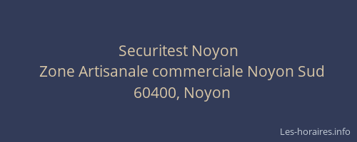 Securitest Noyon