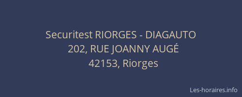 Securitest RIORGES - DIAGAUTO