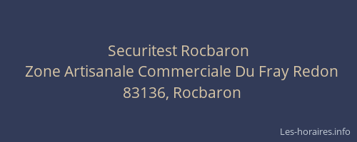 Securitest Rocbaron