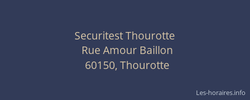 Securitest Thourotte