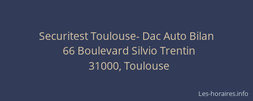Securitest Toulouse- Dac Auto Bilan